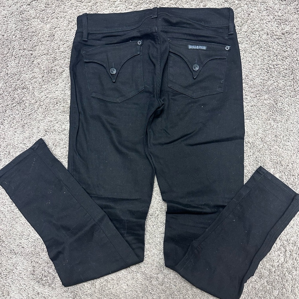 Hudson Black skinny jeans, size 28